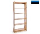 Riiul Alia-100, 80x30xK180 cm, mänd, naturaalne