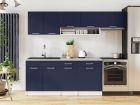 Köögikomplekt Vivien, 240 cm, meresinine matt