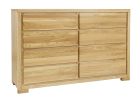 Kummut KD356, 150x45xK95 cm, tamm, naturaalne