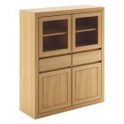 Kummut KD405, 120x41xH140 cm, pöögipuidust, lakitud