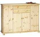 Kummut Marks 8, 157x49xH125 cm, mänd, naturaalne