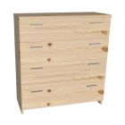 Kummut Rait 6, 100x44xK108 cm, mänd