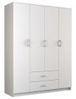 Riidekapp Romana 160, 160x52xK205 cm, valge