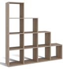 Riiul Step RS40, 153x30xK153 cm, sonoma tamm