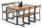 Söögilaua komplekt toolidega Bolivar, 140x80xK75 cm