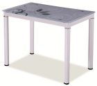 Söögilaud Damar, 100x60xK75 cm, valge