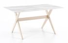 Söögilaud Sorrento, 150x90xK75 cm, naturaalne +valge