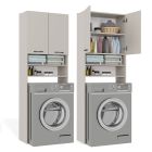 Vannitoa kapp Pola DK, 64x30xK180 cm, kašmiir