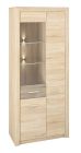 Vitriinkapp Castel-02/S, 85x43xH201 cm, sonoma jasna / truflowa(laminaat)