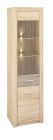 Vitriinkapp Castel-04/S, 55x43xH201 cm, sonoma jasna / truflowa(laminaat)