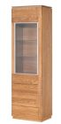 Vitriinkapp Montenegro 10, 58x42xH198 cm, tamm