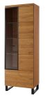 Vitriinkapp Pratto 11, 67x42xK198 cm, tamm