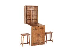Klapplaua komplekt Rustic, naturaalne