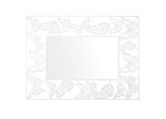 Seinapeegel White Butterfly 85x115 cm, valge