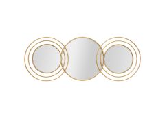 Seinapeegel Triply Round 79x30 cm, kuld