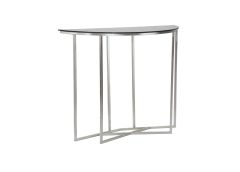 Konsoollaud Glam, must/silver