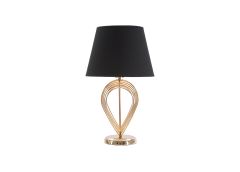 Laualamp Maxt, must/kuldne