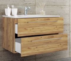 Vannitoakomplekt Badinos 2 Sahtlit 80Cm, meetamm
