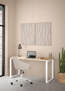 Kirjutuslaud Sign 150cm, 65600/01 Jacksoni tamm/valge