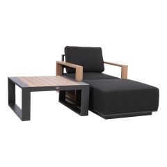 Tumba FULLER 83x83xH42cm, tumehall