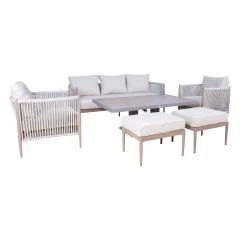 Aiamööblikomplekt MEDINA 7-osaline, beež