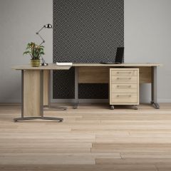 Nurgakirjtuslaud Prima, 80400/305 Struktuurne tamm