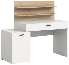 Kirjutuslaud Match, 130x117x54,Valge