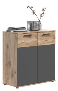 Kummut Mason, 80x87x40,Nox oak/Basalthall