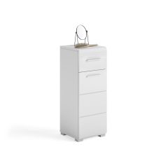 Vannitoakapp Linus, 30x79x30,Valge kõrgläige