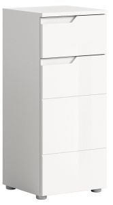 Vannitoakapp Hilton, 38x87x34,Valge kõrgläige