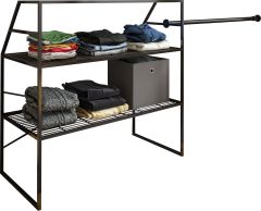 Kaldkatuse riiul Disal,must