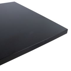 Lauaplaat ERGO 140x80cm, must