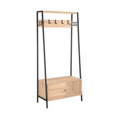 Esikukapp HANNES 84x40xH180cm, rustik me