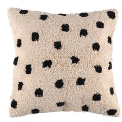 DEK.PADI FANNIK SPOT 50X50CM 614745 NAT.VALGE/MUST X