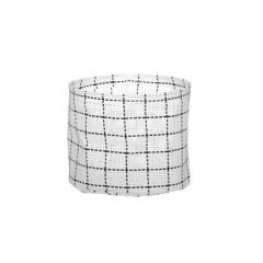 KORV VIRKU 25x25x21cm 627776 VALGE/MUST