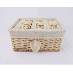Korv WILLI TASSEL 26x18xH12cm