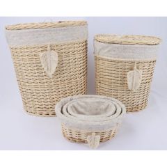 Korv WILLI TASSEL 36x29xH15cm