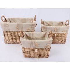 Korv WILLI STRIPE 44x33xH30cm