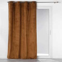 KARDIN CORDUROY 1611427 140X260CM SAMET PRUUN