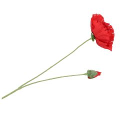 KUNSLILL POPPY 612869 70CM PUNANE