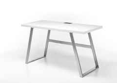 Kirjutuslaud Andria 140cm, valge kõrgläige