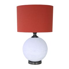 Laualamp LUXO H56cm, punane/valge