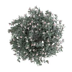 Pärg FLOWERLY D24cm, roosad õied