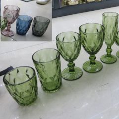 Veinipokaal CORAL 300ml, roheline