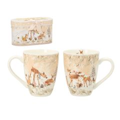 Kruusid MIA DEER 2tk H10,5cm 340ml, kink