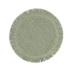 Lauamatt SUZAN D38cm jute, roheline