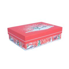 Karp NOEL 22x16cm, kaanega, mix