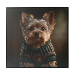 Seinapilt WALLY 50x50cm, väike koer