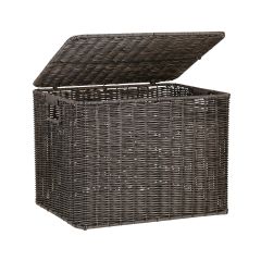 Korv BASILE 42,5x34xH31cm, tumepruun