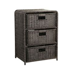 Korvriiul 3-ne BASILE 40x30xH56cm, tumep
